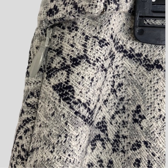 NWT Y2k  Vintage Neutral Maxi Wool Skirt Women’s 10 Winter Office Grey/Blue - Picture 3 of 8